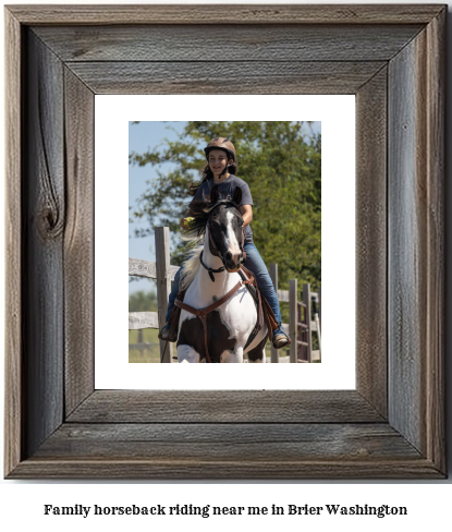 family horseback riding near me in Brier, Washington